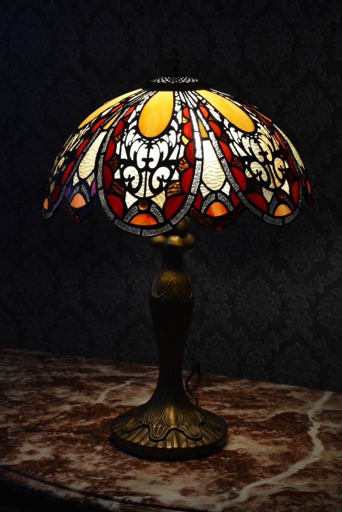 Tiffany lampa Kr sn Castle paradise.cz