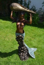Zámecká fontána - Mořská panna - krásná