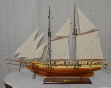 Dřevěný model lodi ''HARVEY''
