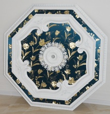 Zámecká rozeta nad lustr - krásný kus - 130x130 cm