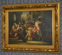Zámecký obraz-Návrat Napoleona-UNIKÁT