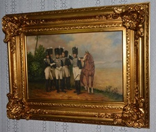 Zámecký obrazj - Napoleon - UNIKÁT