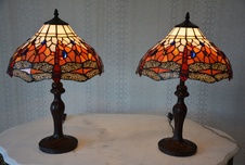 Tiffany lampy s vážkami - krásné