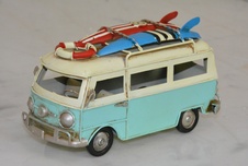 Retro kovový model - Surf automobil