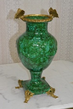 Zámecká váza s motýly - porcelán + bronz