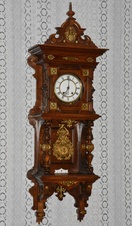 Starožitné řezbované hodiny Lenzkirch - r 1870