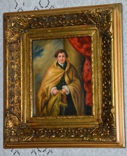 Obraz - Zámecký pán - olej na desce