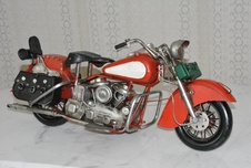 Retro kovový model - Chooper - velký