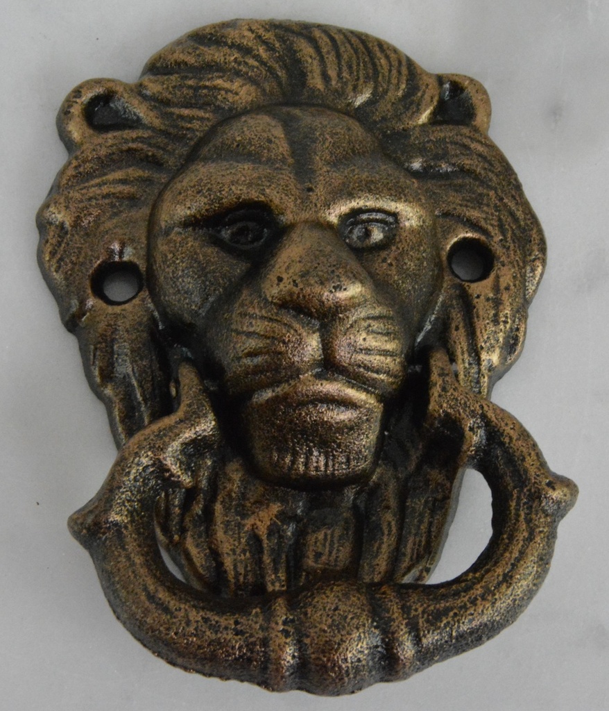 Litinové klepadlo na dveře - Lev