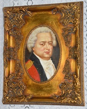 Zámecký obraz - Kníže - olej na desce