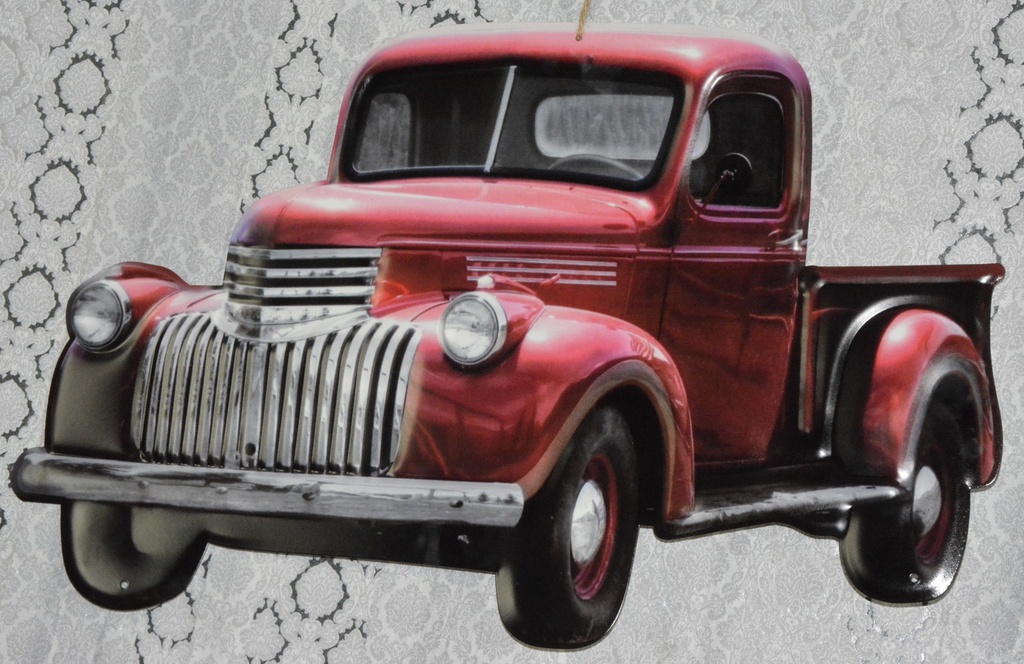 Retro plechová cedule - Pick-up