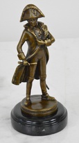 Bronzová soška - Napoleon na mramoru