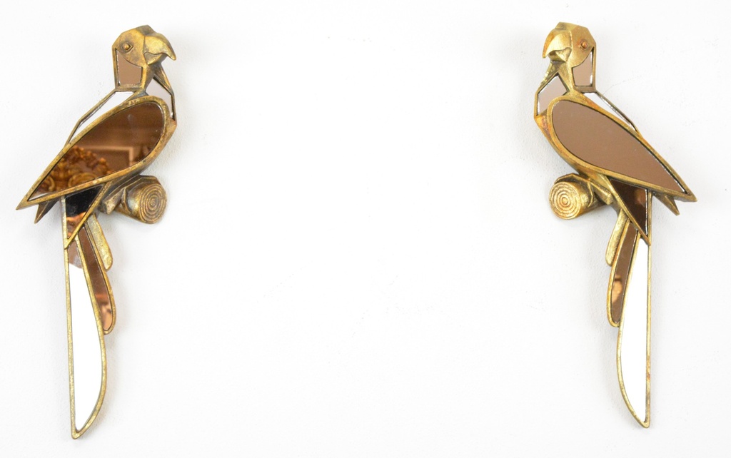 Zámecké zrcadla - Papoušci - pár