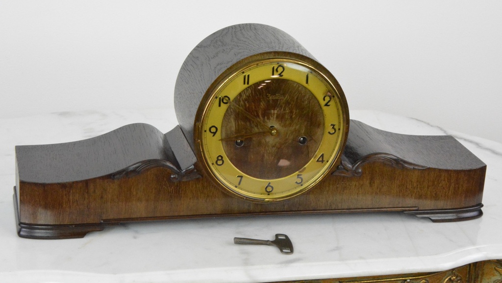 Starožitné krbové hodiny Zentra 1930