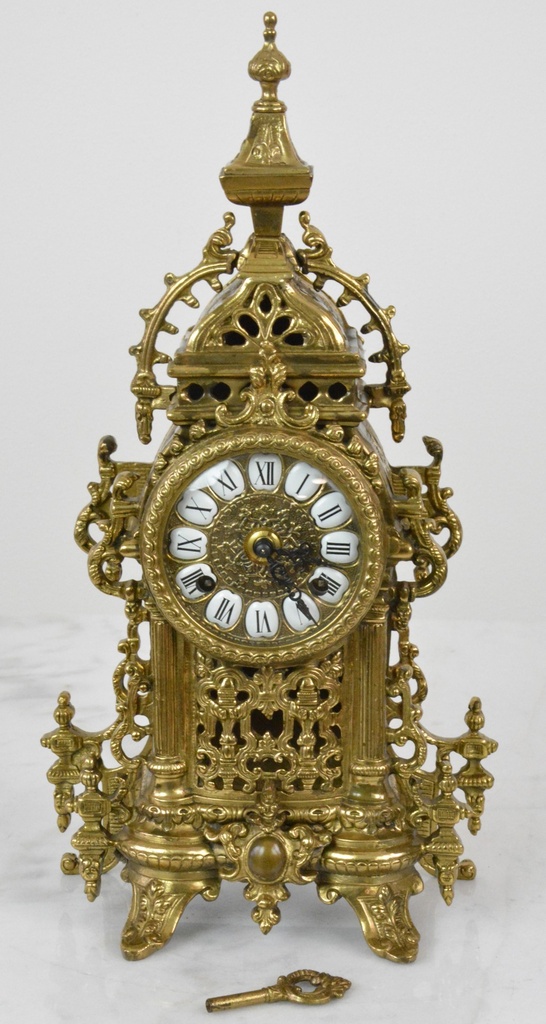 Starožitné krbové hodiny FHS