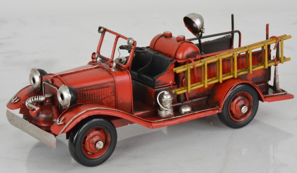 Retro kovový model - Hasiči