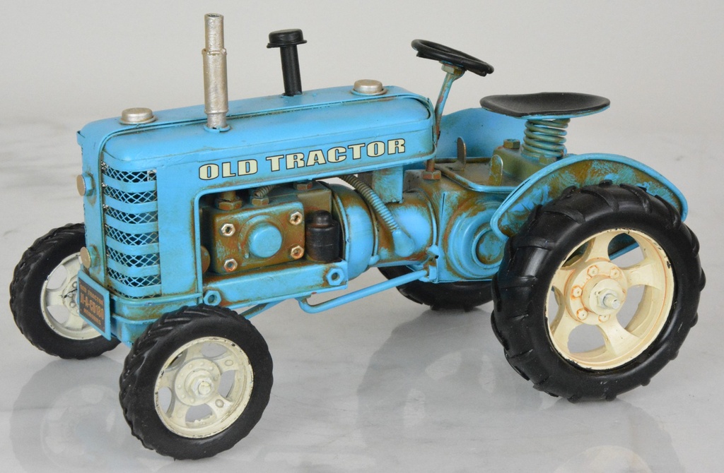 Retro kovový model - Traktor