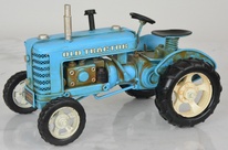 Retro kovový model - Traktor