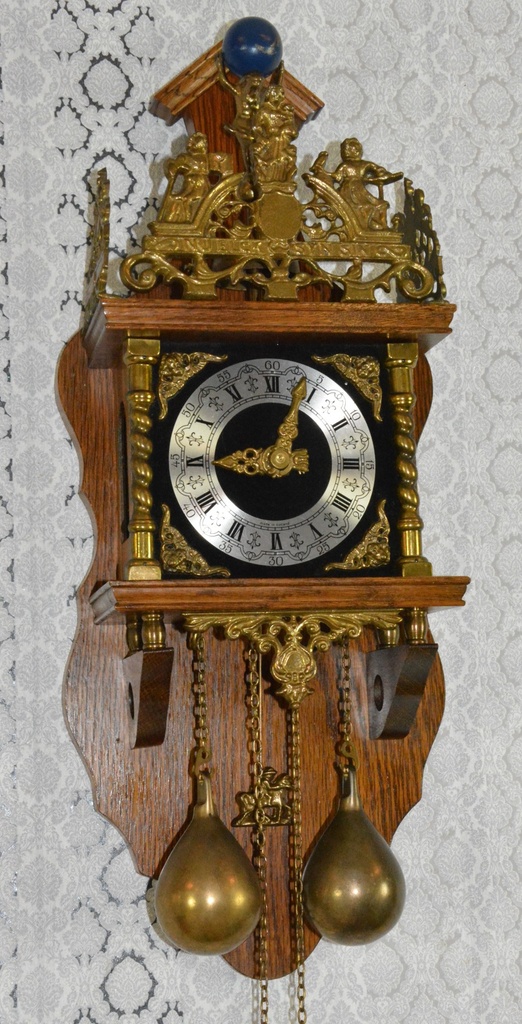 Starožitné Zánské dvouzávažové hodiny