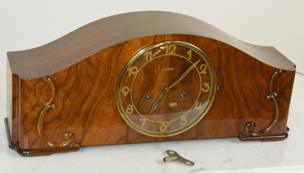 Starožitné krbové hodiny Junghans 1925
