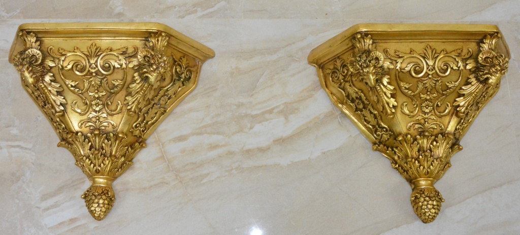 Zámecké konzole k zavěšení - pár