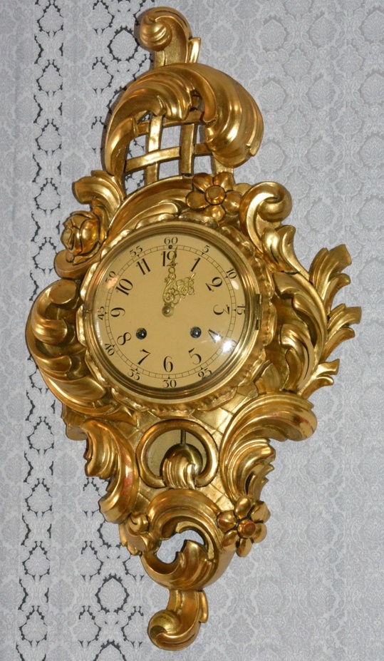 Starožitné kartelové hodiny Westerstrand