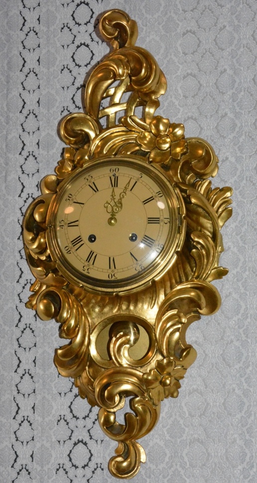 Starožitné kartelové hodiny Westerstrand