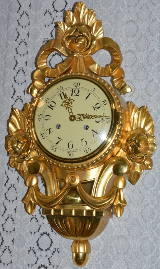 Starožitné kartelové hodiny FHS