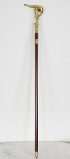 Vycházková hůl s bronzovou soškou - Dáma - akt