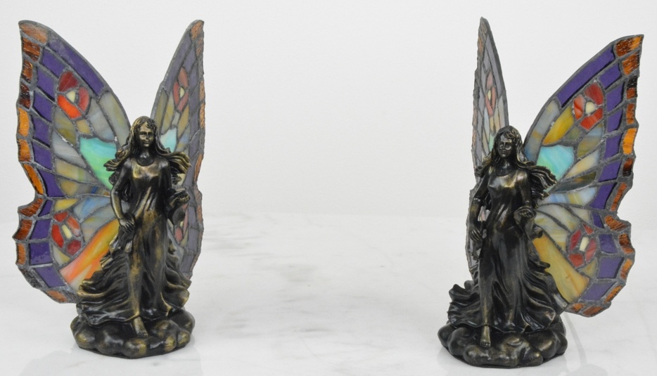 Tiffany lampy - Dámy s motýlími křídli