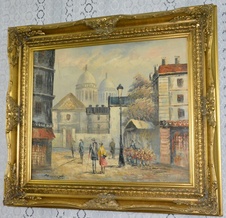 Obraz - Imprese - Město - olej na plátně