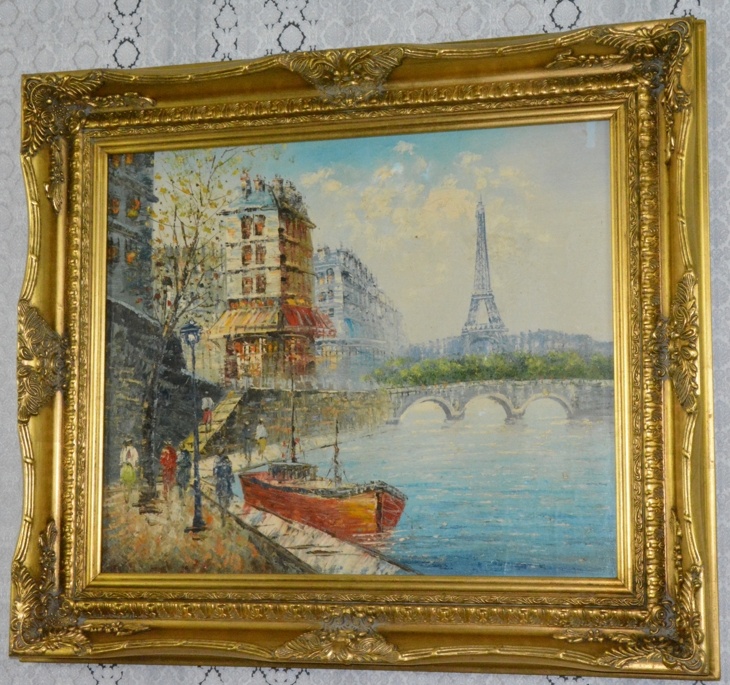 Obraz - Imprese - Paris - olej na plátně