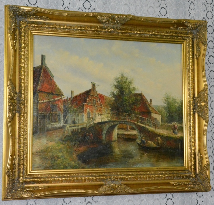 Obraz - Venkov - olej na plátně