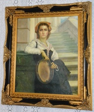 Obraz - Dívka - olej na plátně