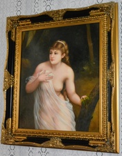 Obraz - Dáma - Akt - olej na plátně