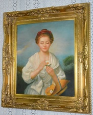 Obraz - Dívka - olej na plátně