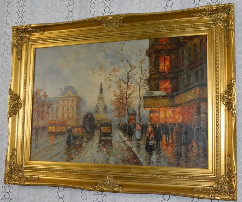 Obraz - Imprese Paris - olej na plátně