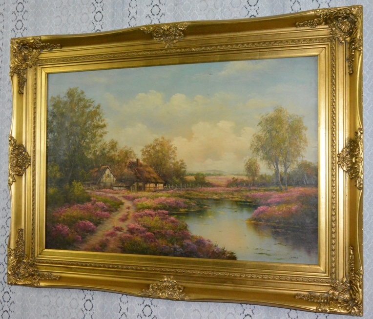 Obraz - Romantika - olej na plátně