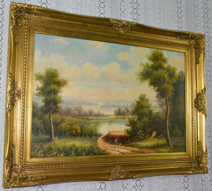 Obraz - Romantika - olej na plátně