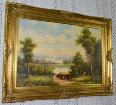 Obraz - Romantika - olej na plátně