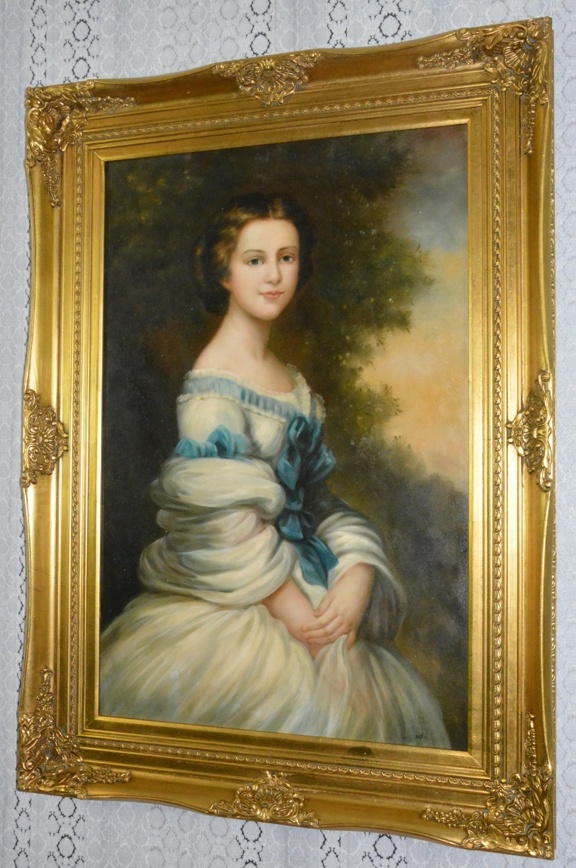 Obraz - Město - olej na plátně