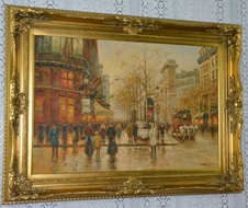 Obraz - Imprese Paris - olej na plátně