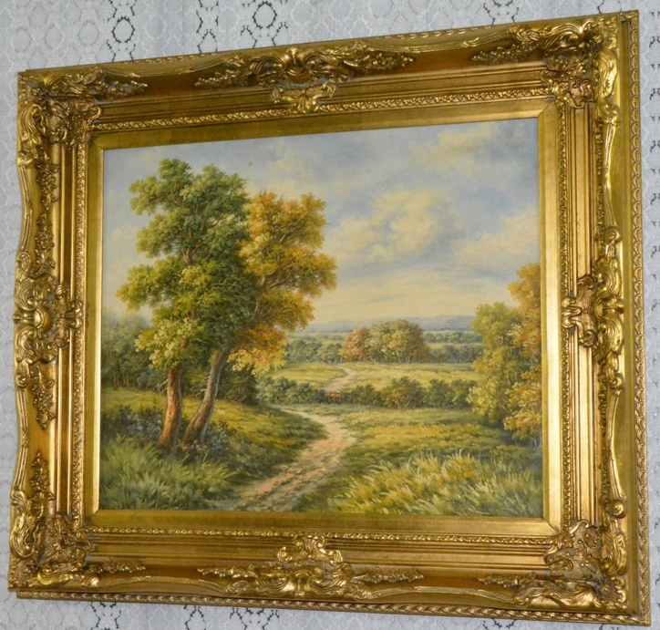 Obraz - Krajina - olej na plátně