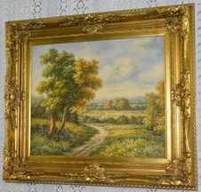 Obraz - Krajina - olej na plátně