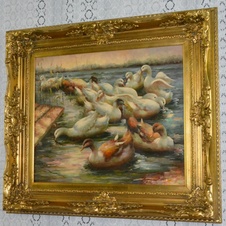 Obraz - Dáma - olej na plátně