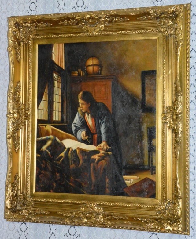 Obraz - Vědec - olej na plátně