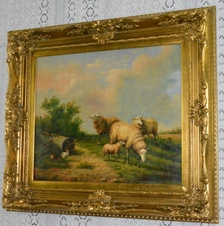 Obraz - Na pastvě - olej na plátně