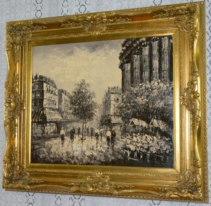 Obraz - Imprese Paris - olej na plátně