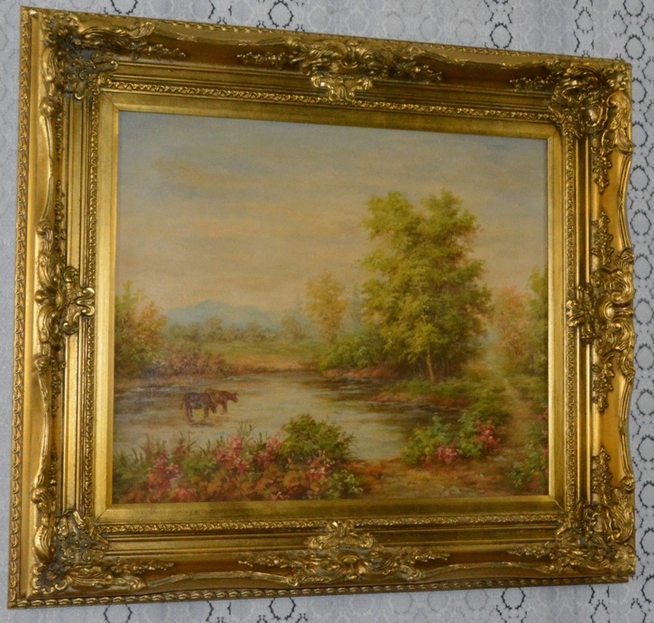 Obraz - Romantika - olej na plátně