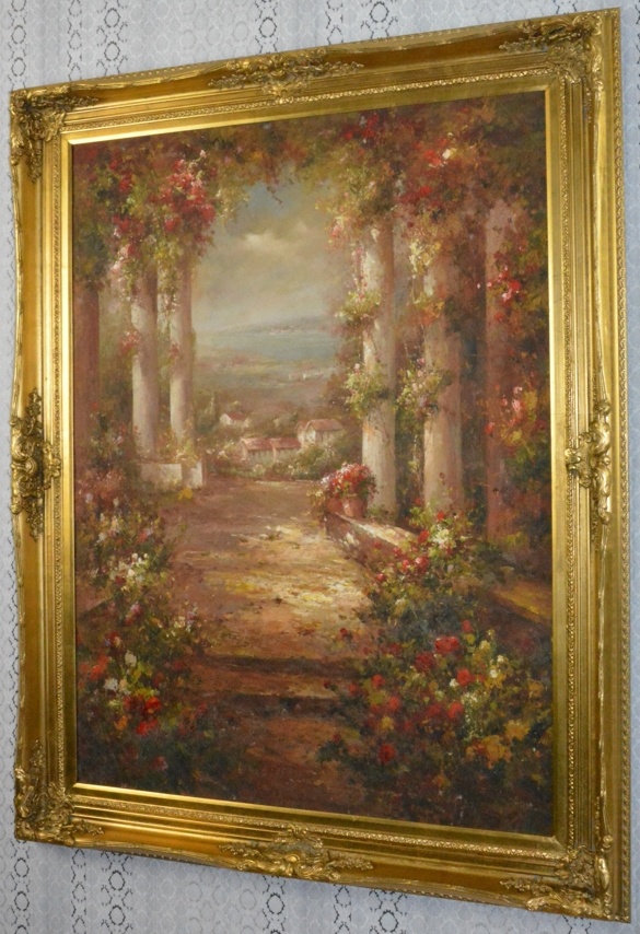 Obraz - Romantika- olej na plátně - velký - 143 cm